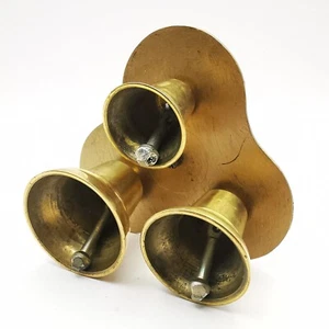 Campanario vintage URSS años 70 200 g hecho a mano con 3 campanas - Imagen 1 de 5