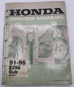 1991–1996 Honda EZ90 Cub Service Manual OEM – Printed March 1990 - Imagen 1 de 6