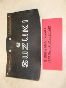 1974 SUZUKI NOMAD SM11 SNOWMOBILE 340 oem original snowflap mud snow flap - Picture 1 of 9