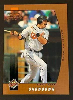 2005 Donruss Team Heroes Showdown Bronze #49 Rafael Palmeiro 47/100 - Orioles - Image 1 of 2