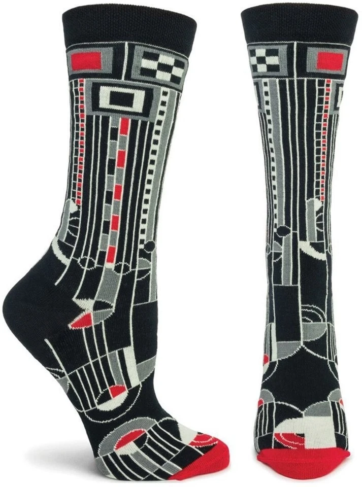 Frank Lloyd Wright Saguaro (Black) Womens Socks - Image 1 of 1