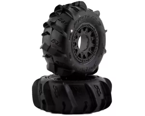 Pro-Line 1/10 Dumont Paddel F/R 2,2"/3,0" vormontierte SC 12mm Reifen (2) schwarz - Bild 1 von 6
