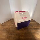 Vintage Igloo S'Cool Mate Mini Lunch Box Personal Cooler Purple, green and White