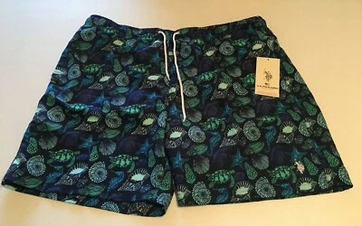 U.S. POLO ASSN Para hombres Bañador Board Shorts Traje de Baño TALLA - XXL AZUL MARINO NUEVO CON ETIQUETAS Foto 1 de 4