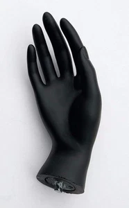 MN-HandsF-QS BLACK RIGHT Female Mannequin Hand Jewelry Display (BLACK ONLY) - Picture 1 of 8