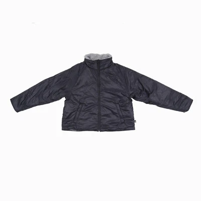 Bass Outdoor Women Reversible Fleece Zip Jacket Black/Gray Size S - Image 1 of 4