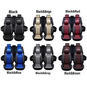 For Honda Accord/Civic/CR-V/Clarity/Insight Car Seat Covers Luxurious Leather - Picture 1 of 22