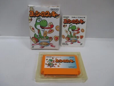 NES -- Yossy no Cookie - Yoshi's Cookie -- Box. Famicom, JAPAN Game. 12998 - Image 1 of 4