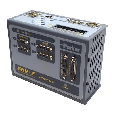 Parker 6K2 Compumotor Servo/Stepper Motion Control/Indexer 2-Axis RS-232 24VDC - Image 1 of 4