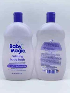 2 Pack - Baby Magic Calming Baby Bath, Lavender & Chamomile, 16.5 fl oz Each - Picture 1 of 9