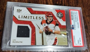 Limited Joe Burrow Limitless Materials 2021/99 PSA 9 POP 2 - Imagen 1 de 4