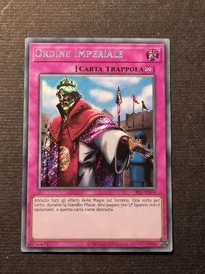 YUGIOH! - ORDINE IMPERIALE - PSV IT104 - RARA SEGRETA - ITALIANO - NEAR MINT - Immagine 1 di 4