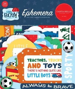 HERMOSA TARJETA ""NIÑO PEQUEÑO"" EFÍMERA 34 PIEZAS. LUGAR DE SCRAPJACK PARA NIÑOS - Imagen 1 de 2