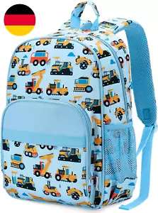 Kinderrucksack Mädchen Jungen, Niedlich Schulrucksack Mit Brustgurt Einhorn Dino - Bild 1 von 12