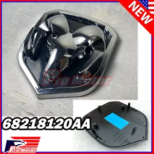 For Dodge Ram 1500 2500 3500 Set Of Front & Rear Head Badge Emblem Black Mopar - Bild 1 von 10