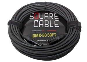 SquareCable DMX-50 | 50ft DMX Cable (3-Pin) - Picture 1 of 1