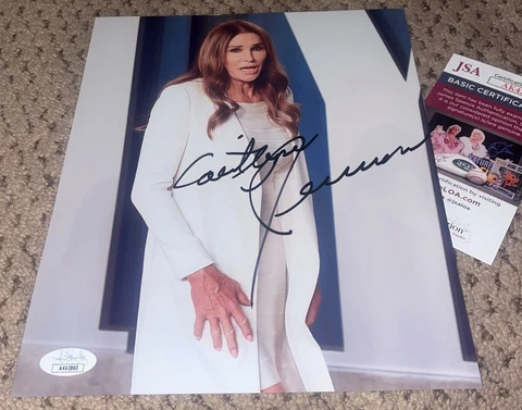 CAITLYN JENNER SIGNED 8X10 PHOTO JSA BRUCE AUTOGRAPH OLYMPICS Cover