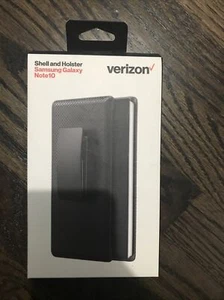 Verizon Shell And Holster Belt Clip Case for Samsung Galaxy Note 10 - Black - Picture 1 of 2
