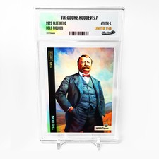THEODORE ROOSEVELT Holographic Card 2023 GleeBeeCo Slabbed #THTH-L Only /49