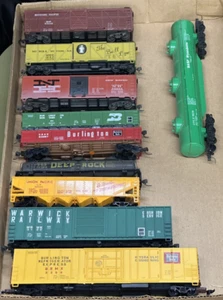 10 "AS IS" ASSORTED HO ROLLING FREIGHT #16 -. FREE SHIPPING - Picture 1 of 18