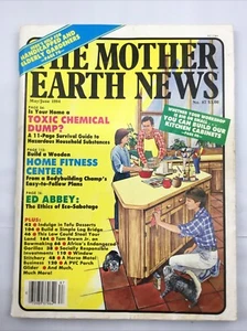 The Mother Earth News June 1984 Homesteading #87 Off Grid Farming Ed Abbey - Picture 1 of 2