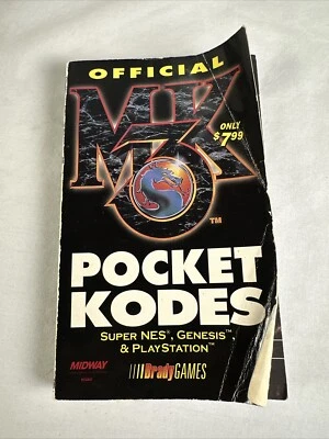 Official Mortal Kombat 3 Pocket Kodes Brady Games - Image 1 of 4