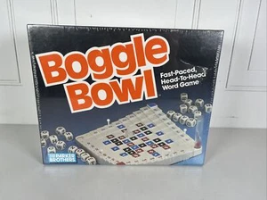 Boggle Bowl Word Game By Parker Brothers 1987 Vintage 3D Board New Sealed - Picture 1 of 6