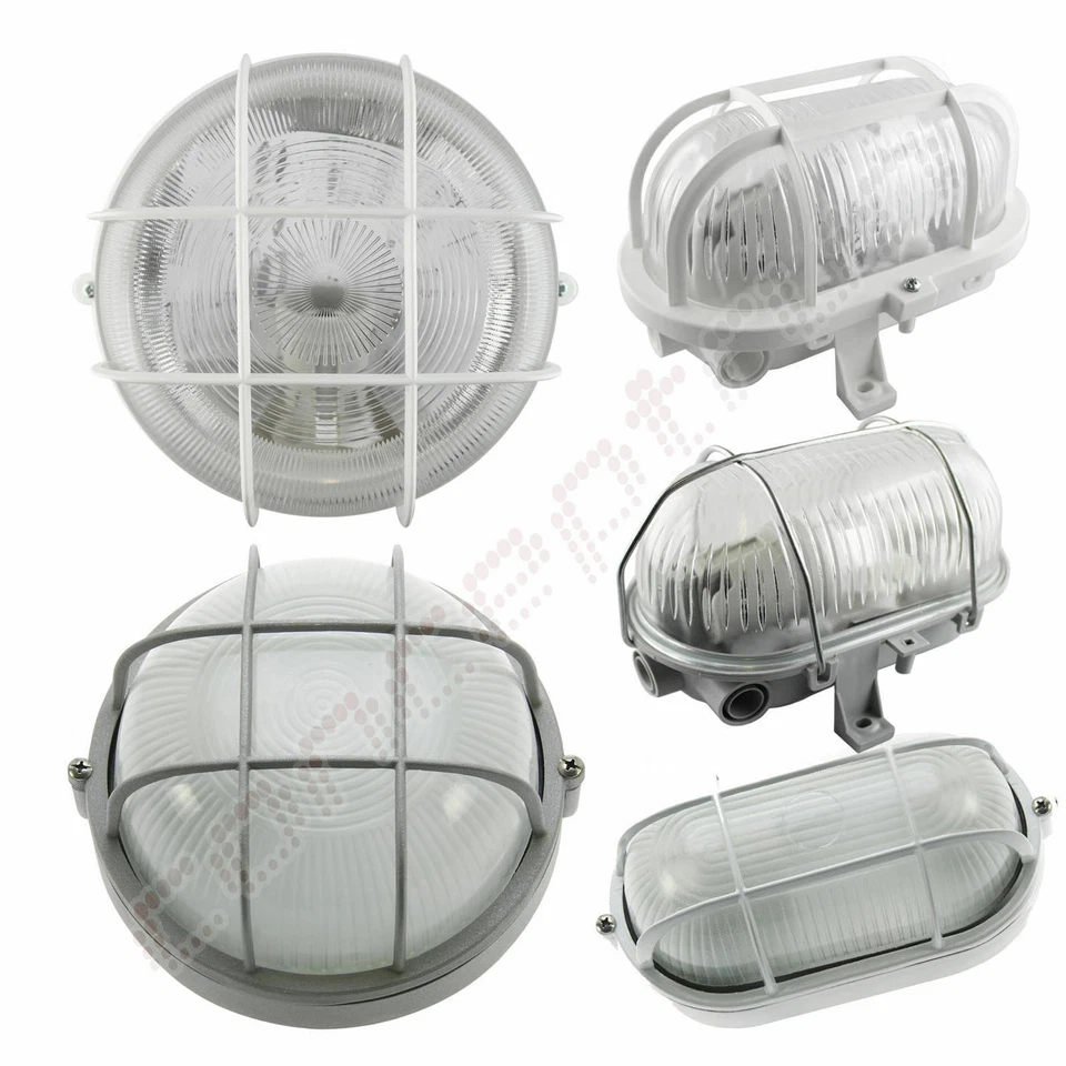 LED Wandleuchte Deckenleuchte Außenleuchte Keller Schiffsarmatur oval IP44 230V - Bild 1 von 1