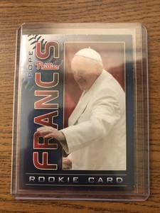 2015 Philadelphia Phillies SGA POPE FRANCIS Stadium Giveaway #266