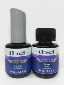 IBD duo - Natural Nail PRIMER + DEHYDRATE Nail Dehydrator .5oz - Picture 1 of 5