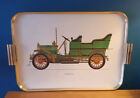 Vintage Metal Serving Tray Displaying A Spyker 1906 Car - Great Unique Item