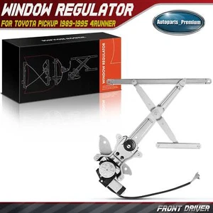 Power Window Regulator with Motor Assembly for Toyota Pickup 4Runner Front Left - Picture 1 of 8