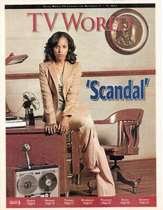 TV WORLD Magazine November 11-17 2012 Kerry Washington Scandal - Picture 1 of 2