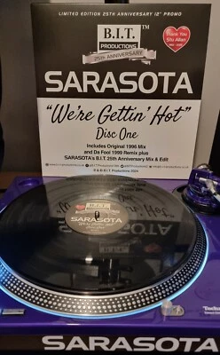SARASOTA "We're Gettin' Hot" Disc One Original, Da Fool, 25th Anniversary SALE Foto 1 de 4