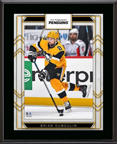 Brian Dumoulin Pittsburgh Penguins 10.5" x 13" Sublimated Player Plaque Cover