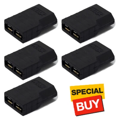NHX RC Connector Adapter fits XT60 Male to Traxxas TRX Female 5PC - Image 1 of 4