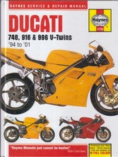 Ducati 996 996 Biposto//Monoposto 2001 Haynes Service Repair Manual 3756