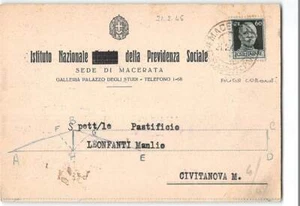 15170 LUOGOTENENZA ISTITUTO NAZIONALE PREVIDENZA SOCIALE MACERATA X CIVITANOVA - Picture 1 of 2