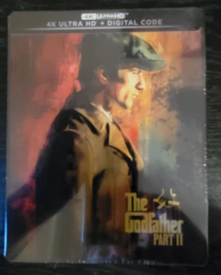The Godfather 2+3 4K Steelbook BRAND NEW & FACTORY SEALED OOP - Image 1 of 4