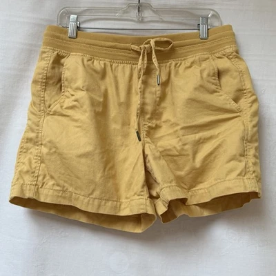 Pantalones Cortos Orvis Para Mujer Medianos Amarillo Tirar En Cordón Algodón Lyocell Informales Foto 1 de 4