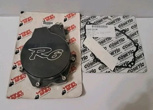 Yamaha R6 2003-2009 R6S Black Anodized Stator Cover R6 Engraved W/gasket - Picture 1 of 7