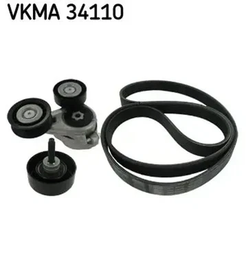 Kit de correa trapezoidal acanalada VKMA 34110 SKF para FORD FOCUS II C-MAX - Imagen 1 de 4