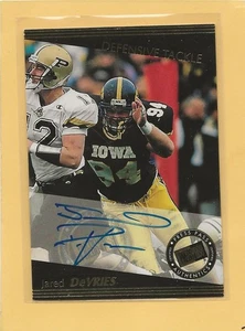 JARED DeVRIES - 1999 Press Pass "Rookie - Auto" - NNO - Lions - Comb. Shipping - Picture 1 of 1