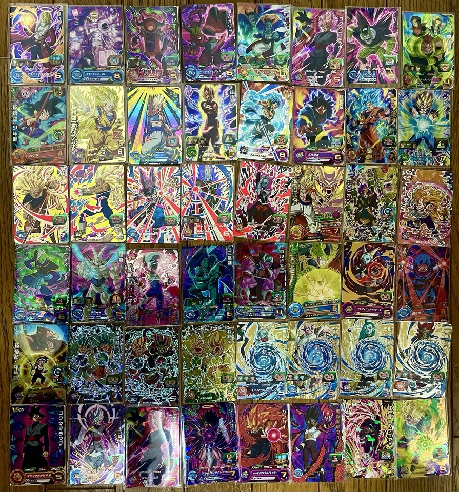 Lote de 48 cartas de Super Dragon Ball Heroes Japón Bandai UR SEC Goku  Foto 1 de 4