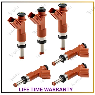 Injetores de combustível x6 OEM DENSO para Toyota Sienna Lexus ES350 3.5L V6 (23250-0P040) - Imagem 1 de 4