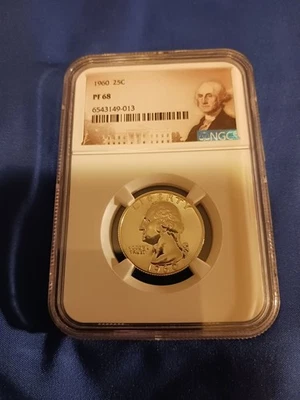 1960 SILVER NGC PF68 QUARTER  - Image 1 of 2