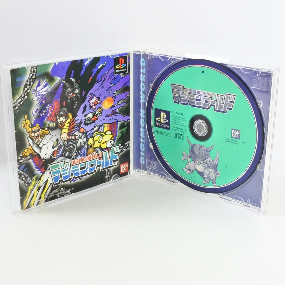 DIGIMON WORLD PS1 Playstation For JP System Working Tested 0221 p1 - Image 1 of 4