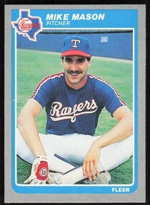 1985 Fleer #562 Mike Mason   - FREE SHIPPING - Image 1 of 2