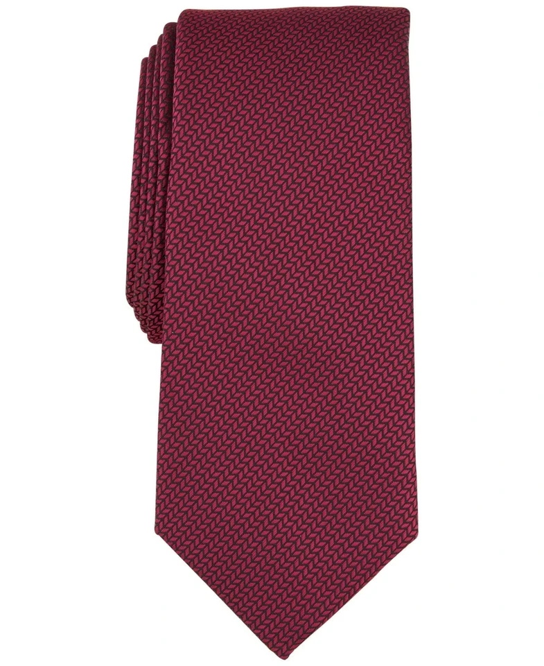 Alfani Men's Performance Tie Julian Textured - Red