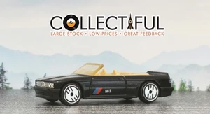 HOT WHEELS - BMW M3 CONVERTIBLE - BLACK / TAN INTERIOR - 1989 DIECAST CAR 🔥400 - Picture 1 of 6